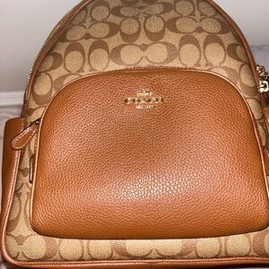 Coach Court Backpack In Signature Canvas